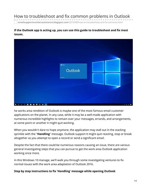 How to troubleshoot and fix common problems in Outlook.